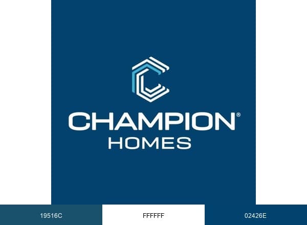 Champion Homes brand color palette
