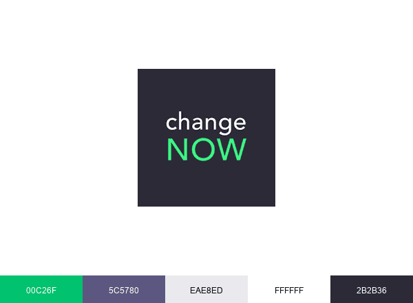 ChangeNOW brand color palette