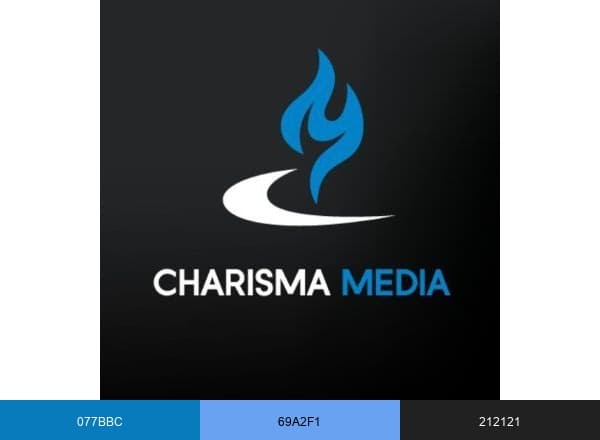 Charisma News brand color palette