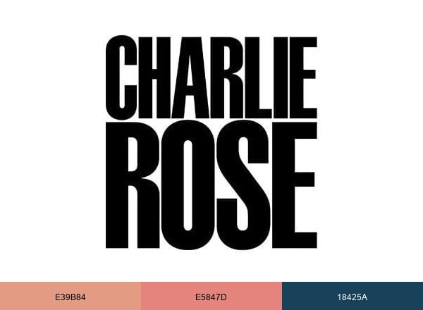 Charlie Rose Show brand color palette