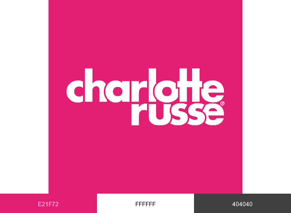 Charlotte Russe brand color palette