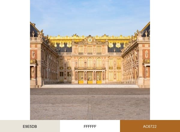 Château de Versailles brand color palette