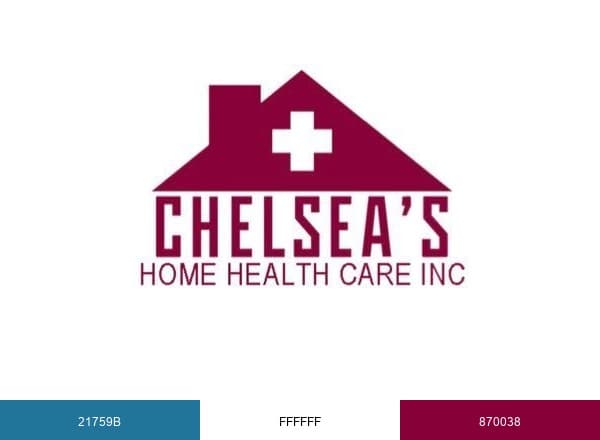 Chelsea's Home Health Care brand color palette