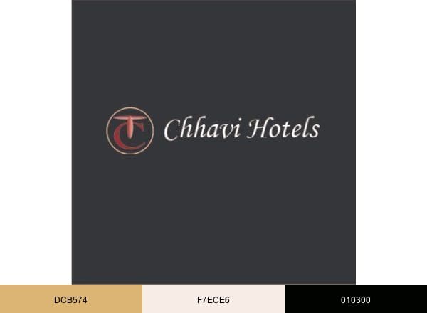 Chhavi Hotels brand color palette