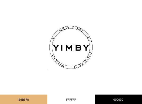 YIMBY Tweets brand color palette