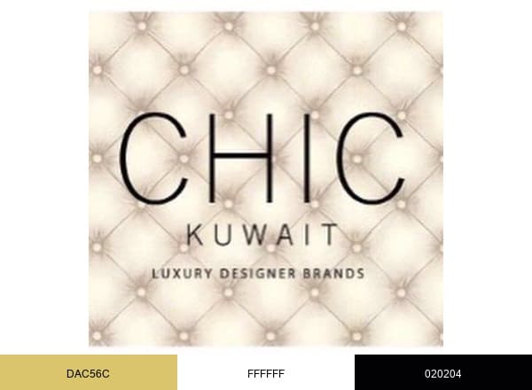 CHIC Kuwait Luxury Outlet brand color palette