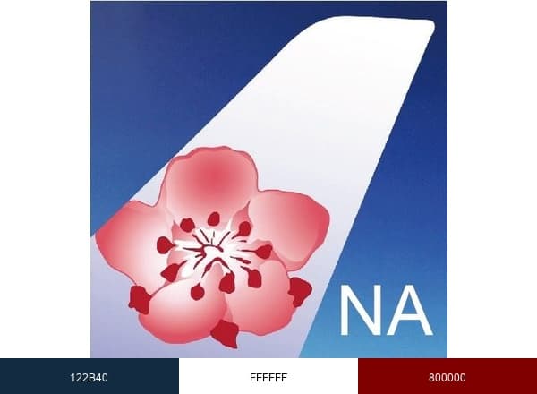 China Airlines 中華航空 brand color palette