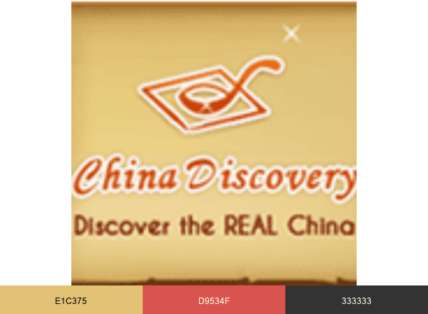 China Discovery brand color palette