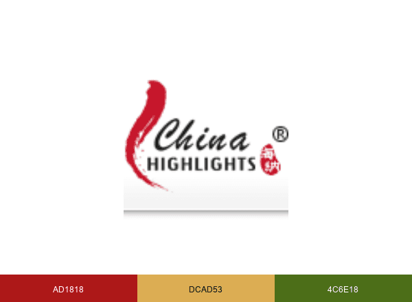 China Highlights brand color palette