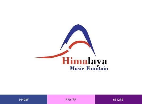 Himalaya Music Fountain brand color palette