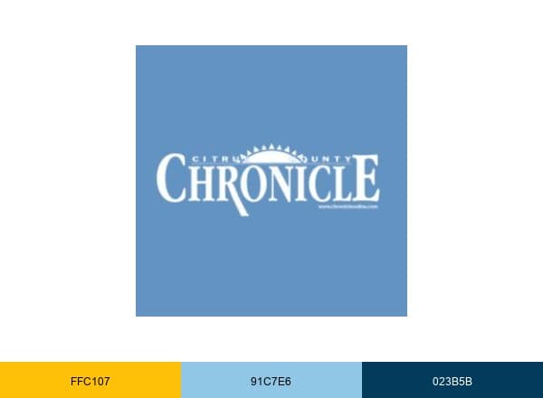 Citrus County Chronicle brand color palette