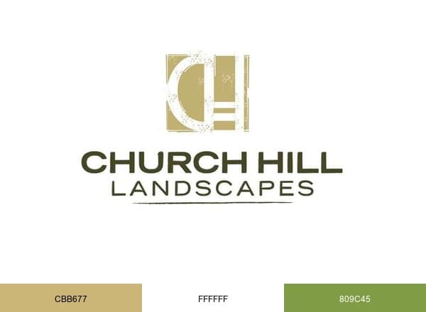 Church Hill Landscapes brand color palette