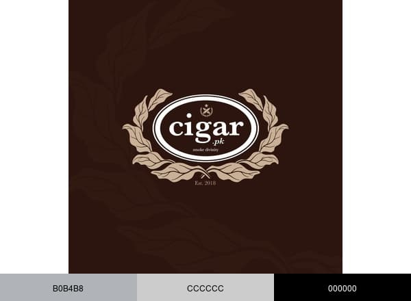 Cigar brand color palette