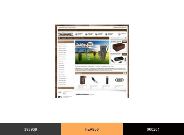 CigarAccessories.com brand color palette