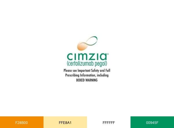 Cimzia brand color palette