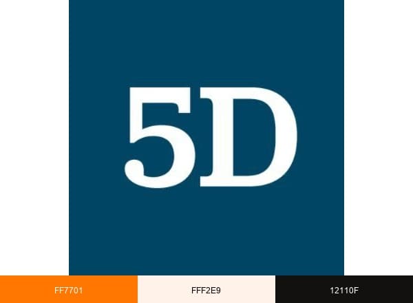 CincoDiascom brand color palette