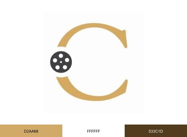 Cinemaazi brand color palette