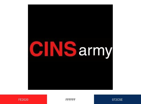 CINS Army brand color palette