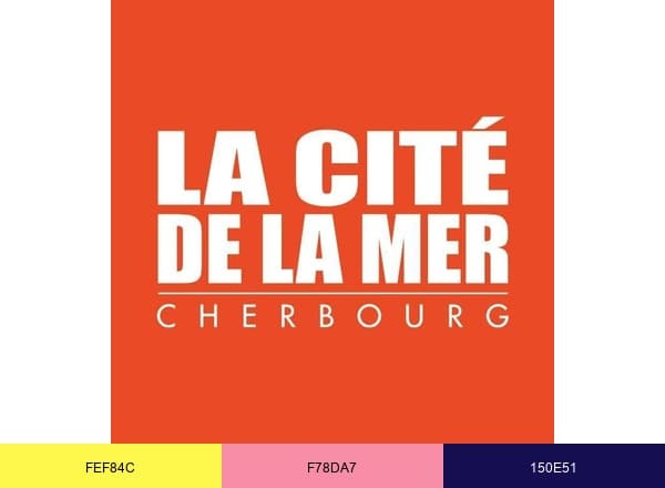 Cité de la Mer brand color palette