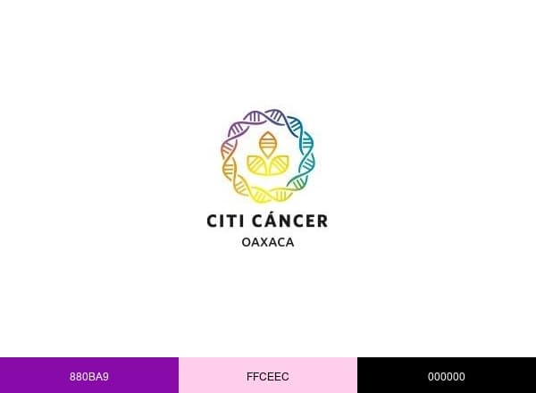 Citi Cáncer brand color palette