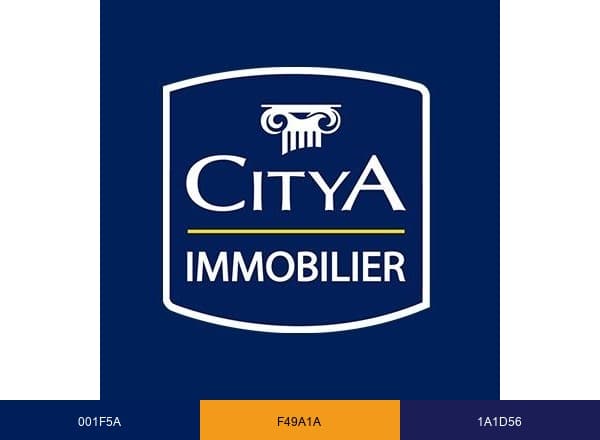 Citya Immobilier brand color palette