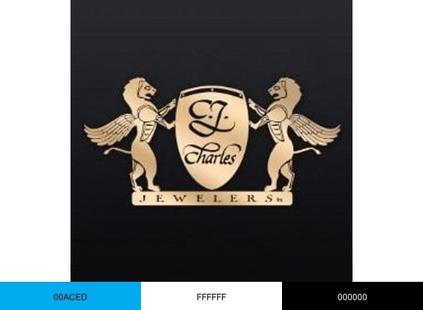 CJ Charles Jewelers brand color palette