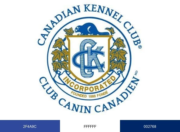 Canadian Kennel Club brand color palette
