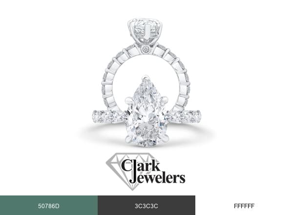 Clark Jewelers brand color palette
