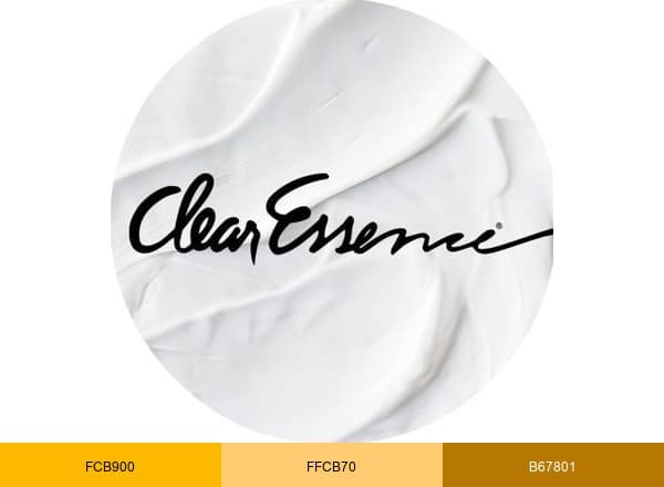 Clear Essence brand color palette