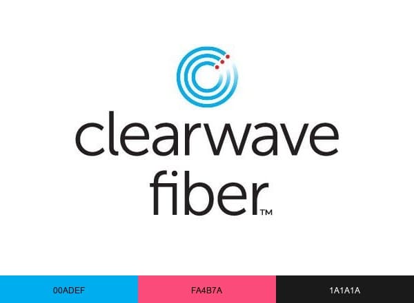 Clearwave Fiber brand color palette