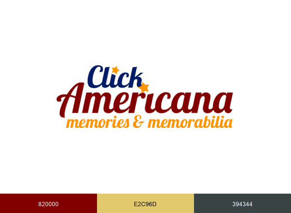 Click Americana brand color palette