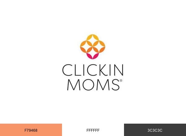 Clickin Moms brand color palette