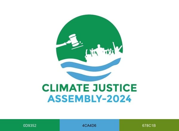 Climate Justice Assembly brand color palette
