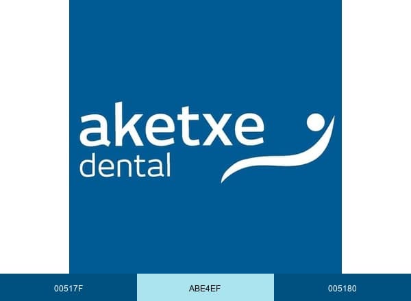 Clínica Dental Aketxe brand color palette