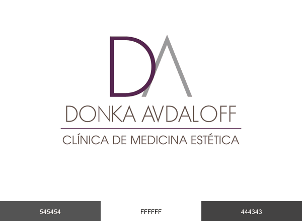 Clínica Donka brand color palette