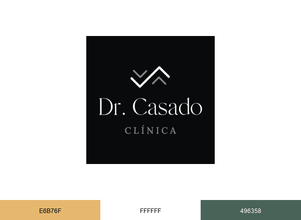 Clínica Dr Casado brand color palette