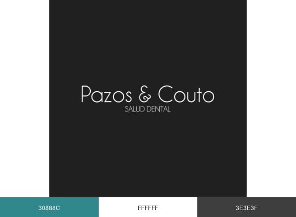 Clínicas Pazos & Couto brand color palette