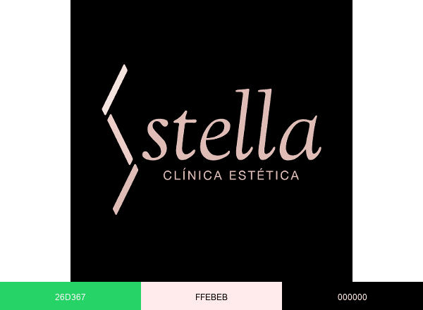 Clínica Stella brand color palette