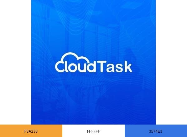 CloudTask brand color palette