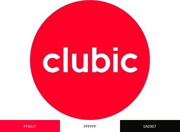 CLUBIC brand color palette
