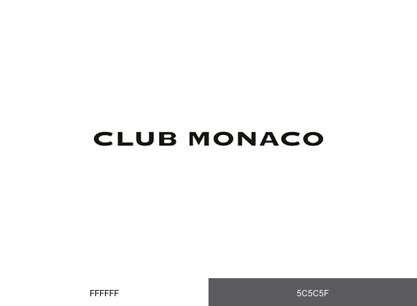 Club Monaco brand color palette