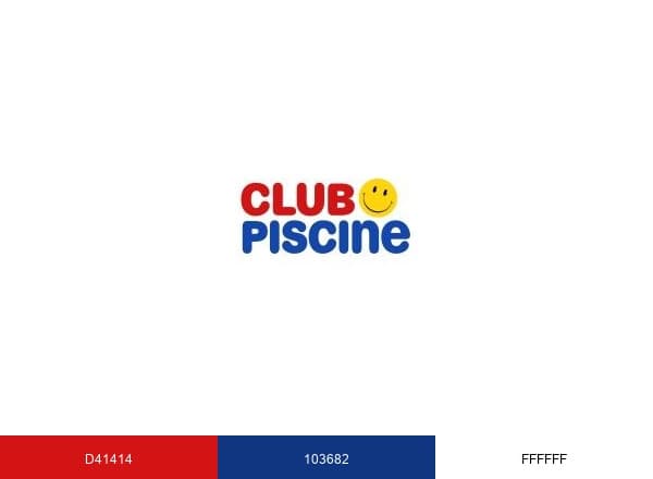 Club Piscine brand color palette