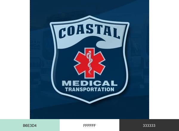 Coastal Medical Transportation Systems brand color palette