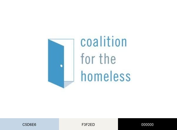 Coalition for the Homeless brand color palette