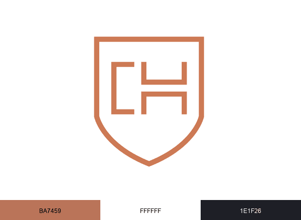 Cobergher Hotel brand color palette