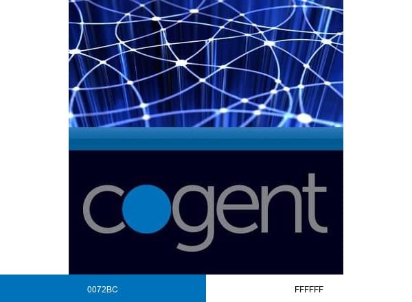 Cogent Communications brand color palette