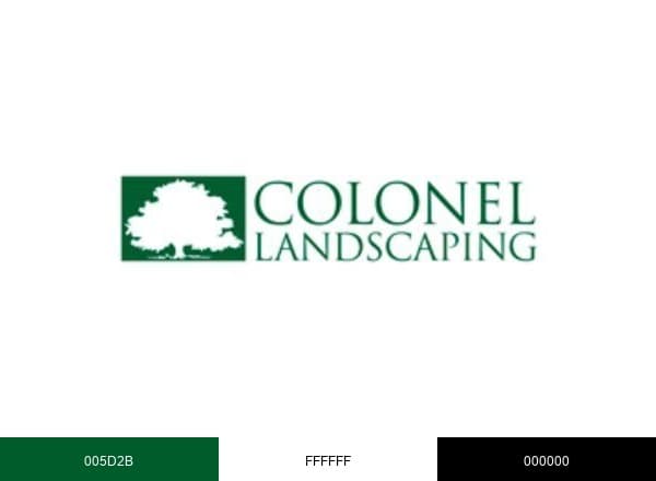 Colonel Landscaping brand color palette