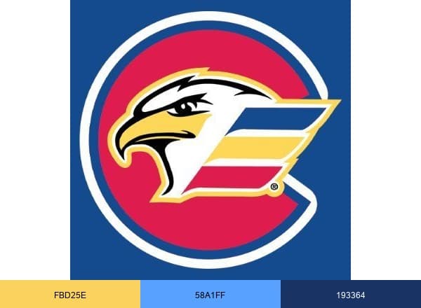 Colorado Eagles brand color palette
