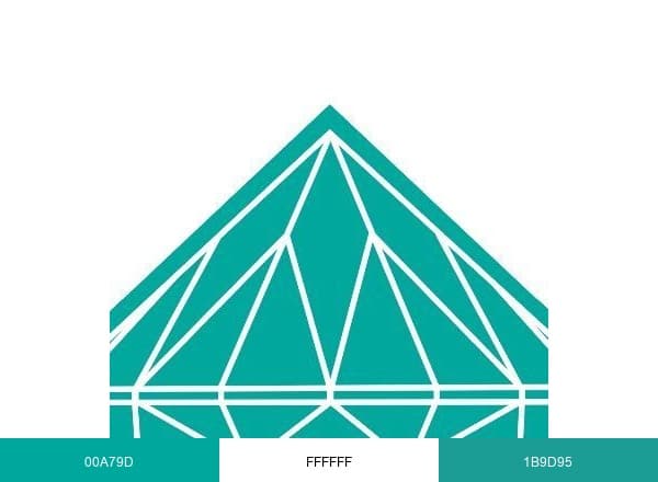 Columbia Gem House brand color palette