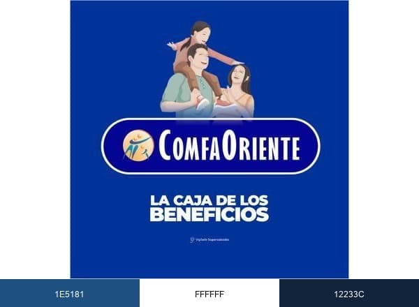 ComfaOriente brand color palette